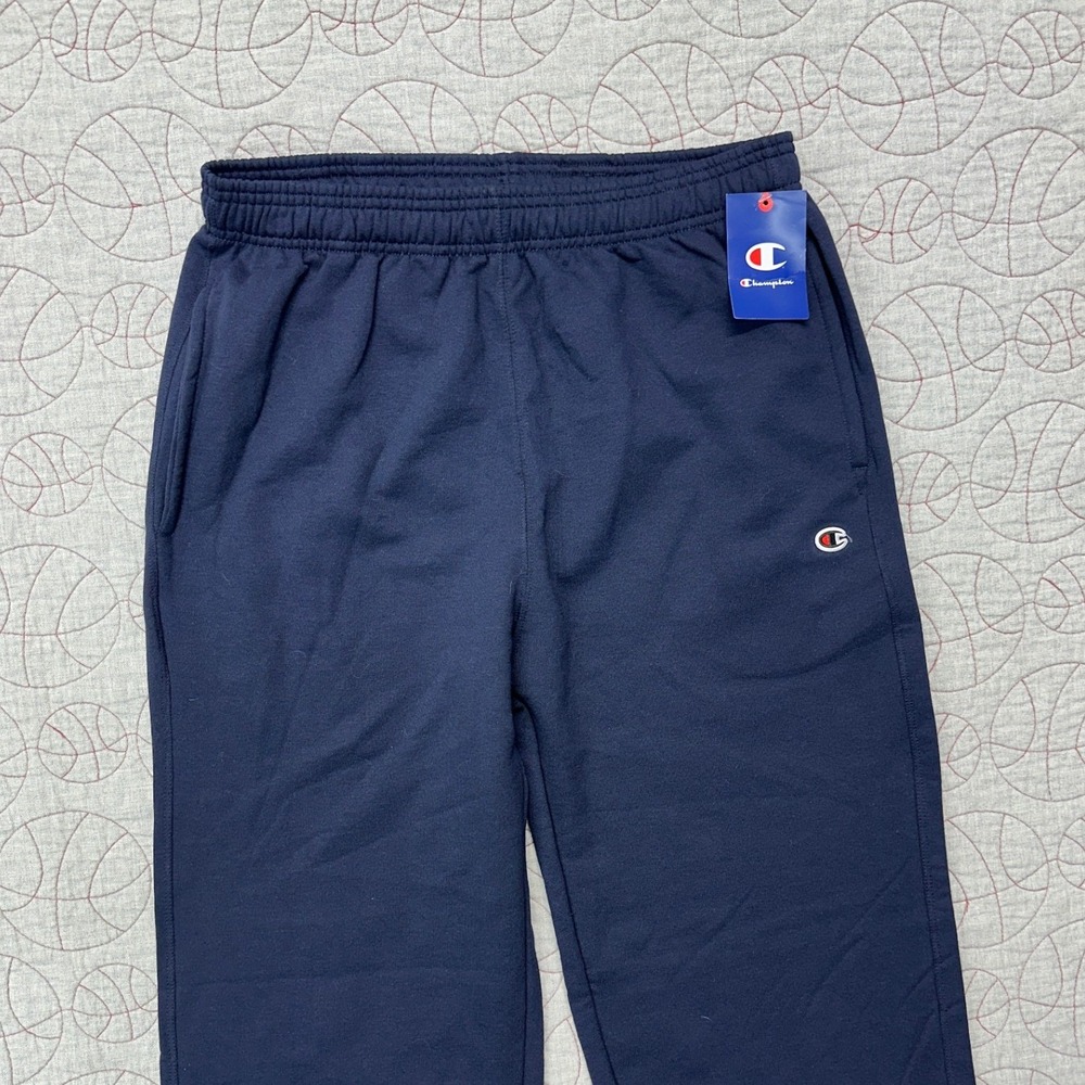 Champion Sweatpants Navy Blue Powerblend Fleece / Mens Large Tall
